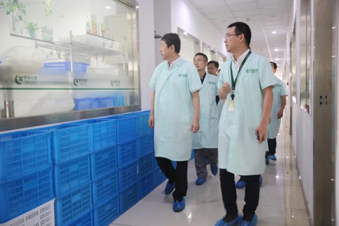 山东省科学院考察团莅临888电子检测考察交流-888电子